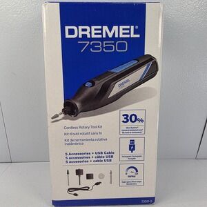 Dremel 7350 Cordless Rotary Tool Kit 4 Volt Lithium Ion 12000 RPM 5 Accessories
